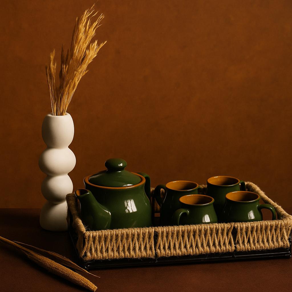 Evergreen Delight Tea Set