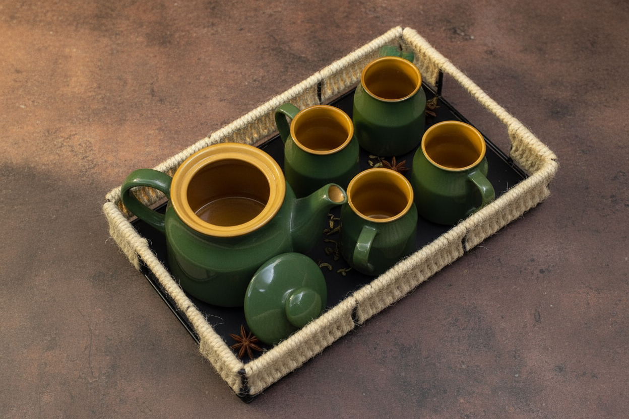 Evergreen Delight Tea Set